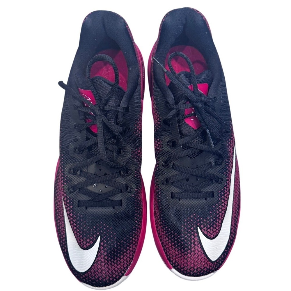 Nike Air Max Infuriate Mens 12 Black Berry Good Basketball Sneakers 852457-006